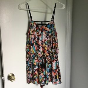 Colourful summer romper